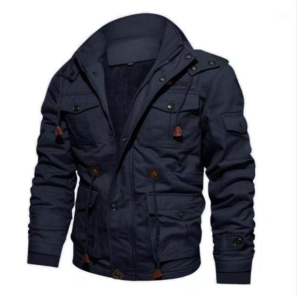 men's jackets men's winter thickening fleece warm style track jacket men plus size bomber coat1, Black;brown
men's jackets men's winter thickening fleece warm style track jacket men plus size bomber coat1, Black;brown