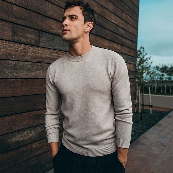 kuegou autumn cotton plain gray sweater men pullover casual jumper for male wear brand knitted korean style clothes 8921 201125, White;black
kuegou autumn cotton plain gray sweater men pullover casual jumper for male wear brand knitted korean style clothes 8921 201125, White;black
