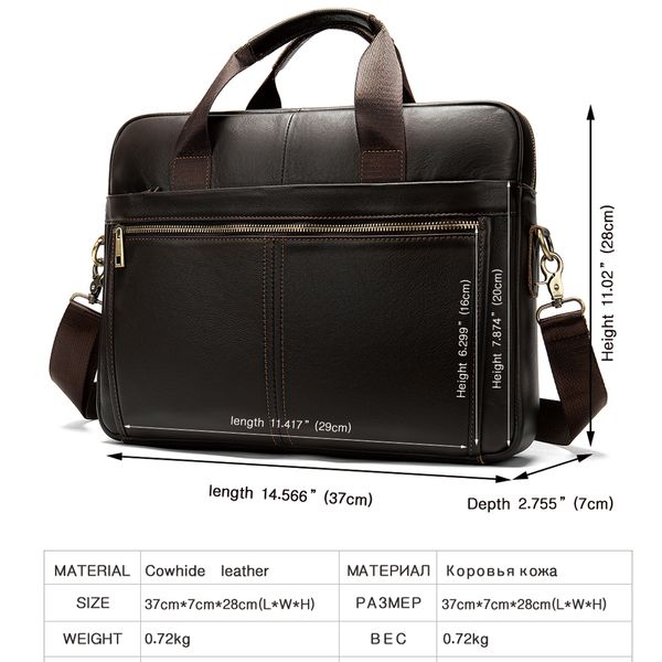 westal briefcase messenger bag men's genuine leather 14'' lapbag men's briefcases office business tote for document 8572
westal briefcase messenger bag men's genuine leather 14'' lapbag men's briefcases office business tote for document 8572