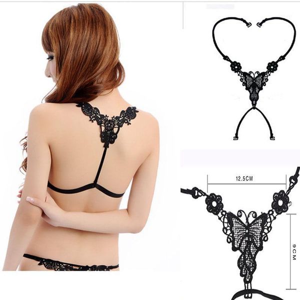 fashion womens girls underwear cross back butterfly bra belt shoulder strap1, Black;white
fashion womens girls underwear cross back butterfly bra belt shoulder strap1, Black;white