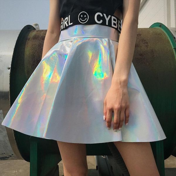 women pu leather skirt harajuku preppy style skirts mini cute school uniforms ladies jupe kawaii laser skirt saia faldas, Black
women pu leather skirt harajuku preppy style skirts mini cute school uniforms ladies jupe kawaii laser skirt saia faldas, Black