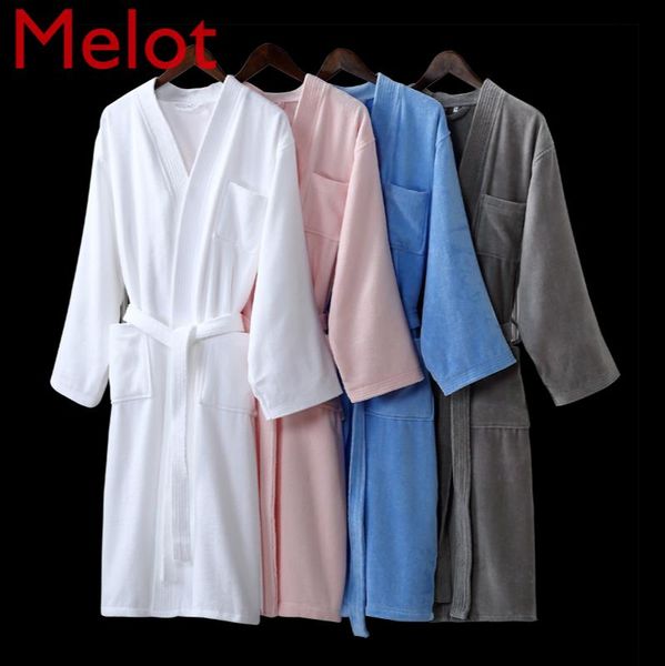 towel european-style simple solid color men's and women's bath bathrobe cotton long couple water-absorbing quick-drying
towel european-style simple solid color men's and women's bath bathrobe cotton long couple water-absorbing quick-drying