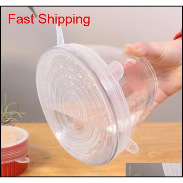 food grade sile six-piece fresh-keeping cover stretch universal bowl cover refrigerator microwave qyligl garden2010
food grade sile six-piece fresh-keeping cover stretch universal bowl cover refrigerator microwave qyligl garden2010