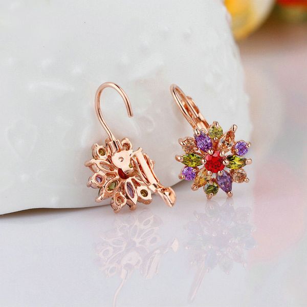 three-color luxury silver/rose gold flower earrings, with diamond woman birthday gift jewelry, Golden;silver
three-color luxury silver/rose gold flower earrings, with diamond woman birthday gift jewelry, Golden;silver