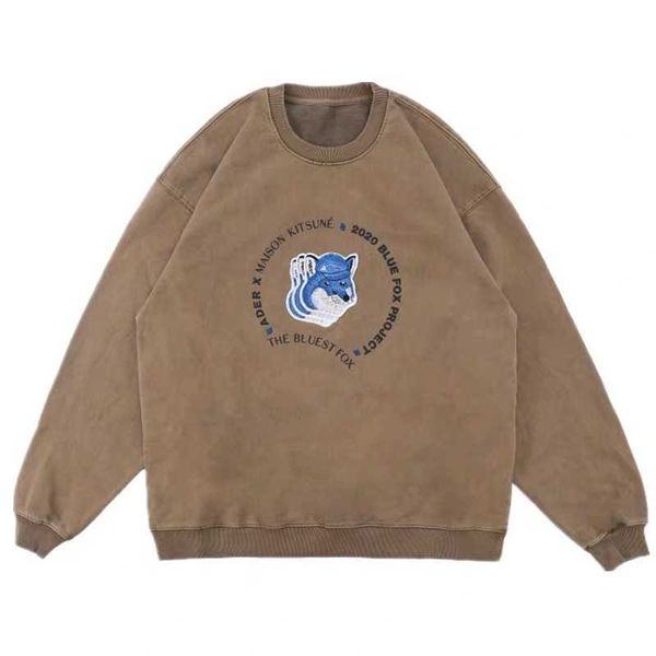 men's hoodies new fashion brand ader co branded fox head embroidery letter long sleeve round neck loose os terry men's pullover, Black
men's hoodies new fashion brand ader co branded fox head embroidery letter long sleeve round neck loose os terry men's pullover, Black