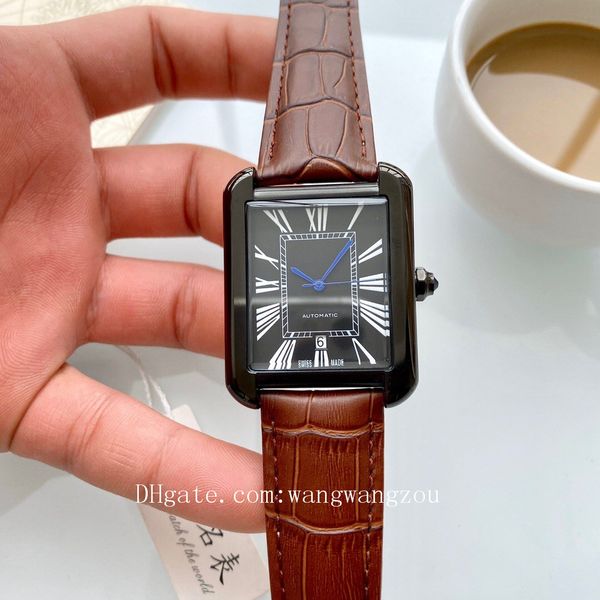 2020 tank men watches 40mm joker leather wristwatches 316l stainless steel square mens watch d3156
2020 tank men watches 40mm joker leather wristwatches 316l stainless steel square mens watch d3156