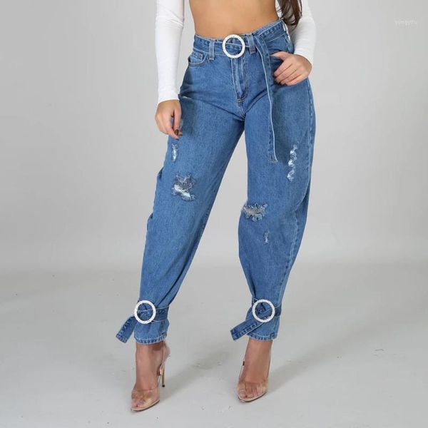 2020 fashion ripped jeans for women vintage streetwear denim pants casual trousers loose plus size harem mom jean high waist1, Blue
2020 fashion ripped jeans for women vintage streetwear denim pants casual trousers loose plus size harem mom jean high waist1, Blue