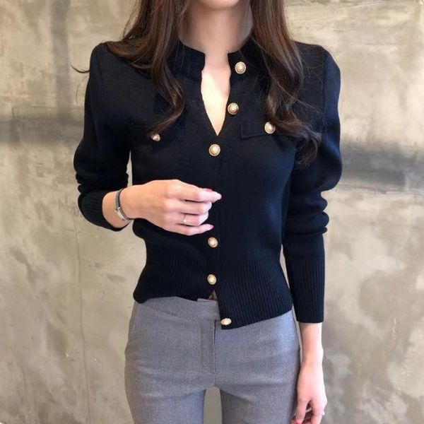 autumn new chic korean versatile temperament fashion single t-shirt jacket breasted t-shirt small cardigan jacket woman ysufx, White
autumn new chic korean versatile temperament fashion single t-shirt jacket breasted t-shirt small cardigan jacket woman ysufx, White