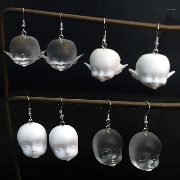 creative funny handmade smiling elf dolls head dangle earrings for women girls white transparent exaggerated drop earrings1, Silver
creative funny handmade smiling elf dolls head dangle earrings for women girls white transparent exaggerated drop earrings1, Silver