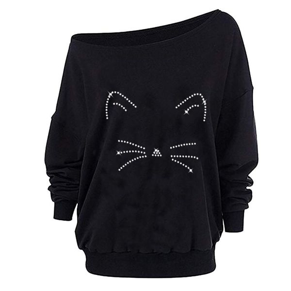 lovely cute cat print hoodies women's sweatshirt oversized hoodie fashion casual long sleeve ladies cold shoulder sweatshir, Black
lovely cute cat print hoodies women's sweatshirt oversized hoodie fashion casual long sleeve ladies cold shoulder sweatshir, Black