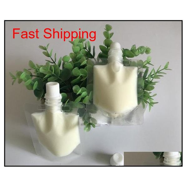 50ml clear plastic stand up pouch with spout doypack beverage drink liquid sample packaging pouch bag qrjmp
50ml clear plastic stand up pouch with spout doypack beverage drink liquid sample packaging pouch bag qrjmp