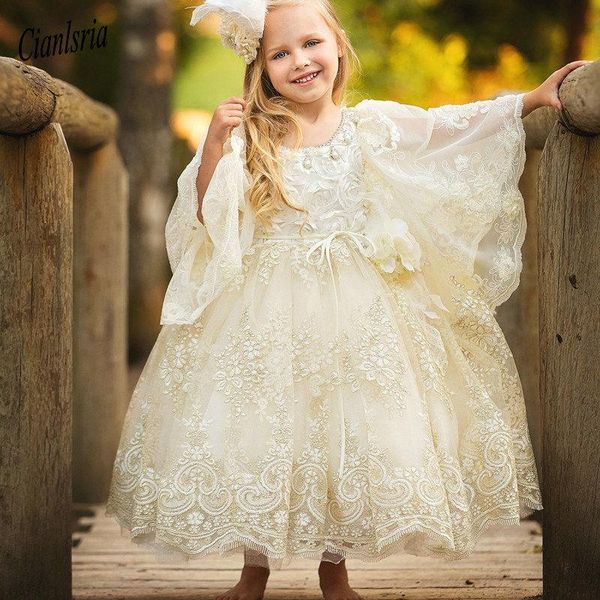 new coming tulle lace flower girl dress with appliques belt jewel neck crystals long sleeves custom made for princess vestidos, Red;yellow
new coming tulle lace flower girl dress with appliques belt jewel neck crystals long sleeves custom made for princess vestidos, Red;yellow