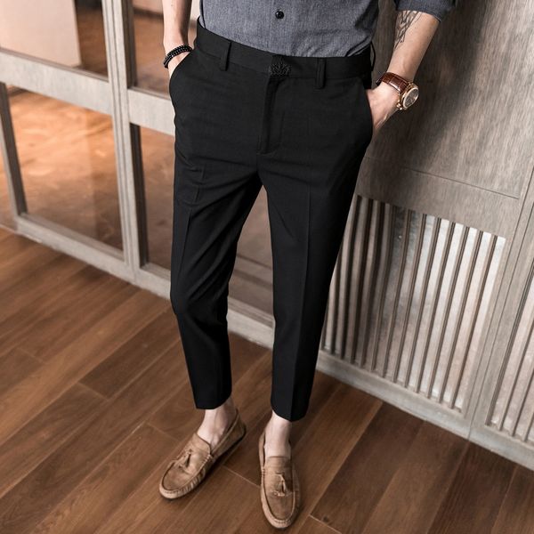 весна лето 2019 корейские тонкие подходят 9-точечных штаны capris формальной одежды персонализированных молодежки 9-fen ка 9 фенов ка парикм, Blue
весна лето 2019 корейские тонкие подходят 9-точечных штаны capris формальной одежды персонализированных молодежки 9-fen ка 9 фенов ка парикм, Blue