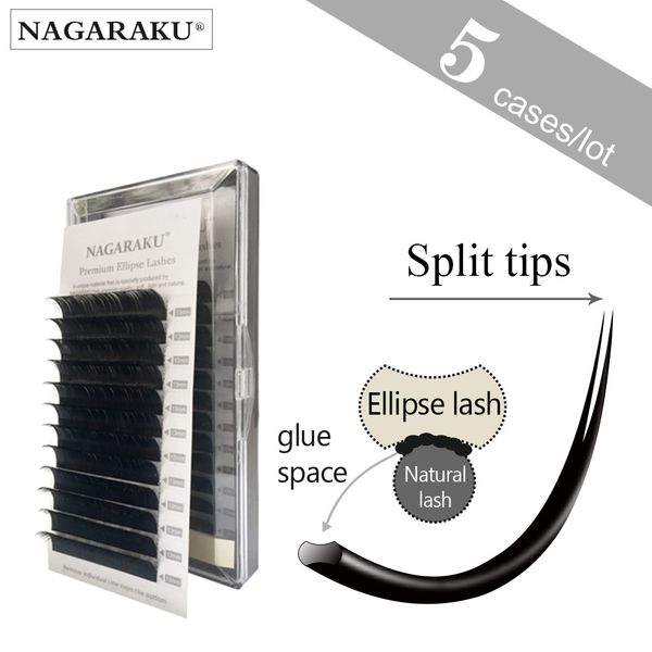 false eyelashes nagaraku 5 cases flat ellipse extensions split tips soft and light thickness 0.15 0.20 mm
false eyelashes nagaraku 5 cases flat ellipse extensions split tips soft and light thickness 0.15 0.20 mm