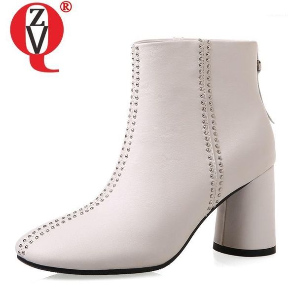 zvq women shoes winter new warm fashion square toe handmade genuine leather ankle boots high heels rivet zip plus size shoes1, Black
zvq women shoes winter new warm fashion square toe handmade genuine leather ankle boots high heels rivet zip plus size shoes1, Black