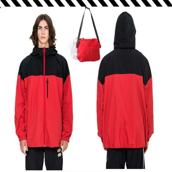 autumn new men and women's jacket high street style fashion foldable red and black stitching hooded jacket wind-and water-proof size m, Black;brown
autumn new men and women's jacket high street style fashion foldable red and black stitching hooded jacket wind-and water-proof size m, Black;brown