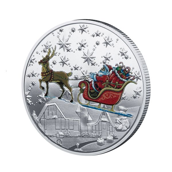 commemorative coins personality cartoon santa claus medal collection crafts party favor christmas xmas gift 40*3mm
commemorative coins personality cartoon santa claus medal collection crafts party favor christmas xmas gift 40*3mm