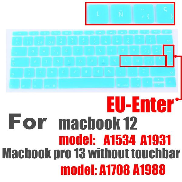 spanish lapcolor sile keyboard cover for macbook pro13 a1708 a1988 12 retina a1534 a1931 protective film keyboard case h bbyrle
spanish lapcolor sile keyboard cover for macbook pro13 a1708 a1988 12 retina a1534 a1931 protective film keyboard case h bbyrle