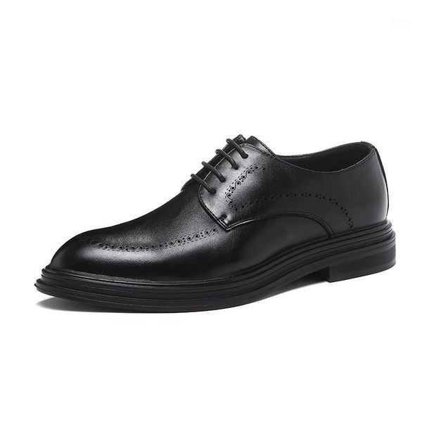 men leather shoes men dress shoes formal wedding party for brogue men's oxfords1, Black
men leather shoes men dress shoes formal wedding party for brogue men's oxfords1, Black