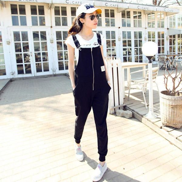 spring models korean version of the loose large size bib pants female cotton harem feet pants casual1, Black;white
spring models korean version of the loose large size bib pants female cotton harem feet pants casual1, Black;white
