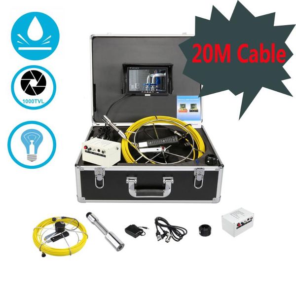 20m cable reel diameter 23mm hd camera pipeline internal visual instrument 7'' 12 led with high white light and dvr
20m cable reel diameter 23mm hd camera pipeline internal visual instrument 7'' 12 led with high white light and dvr