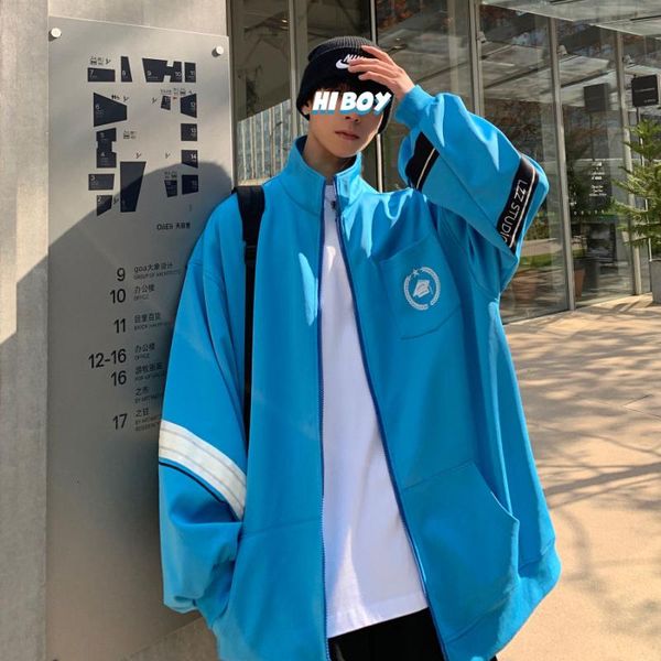 men's jackets 2021 spring's main product cardigan college style jacket kpop holiday smart casual, Black;brown
men's jackets 2021 spring's main product cardigan college style jacket kpop holiday smart casual, Black;brown