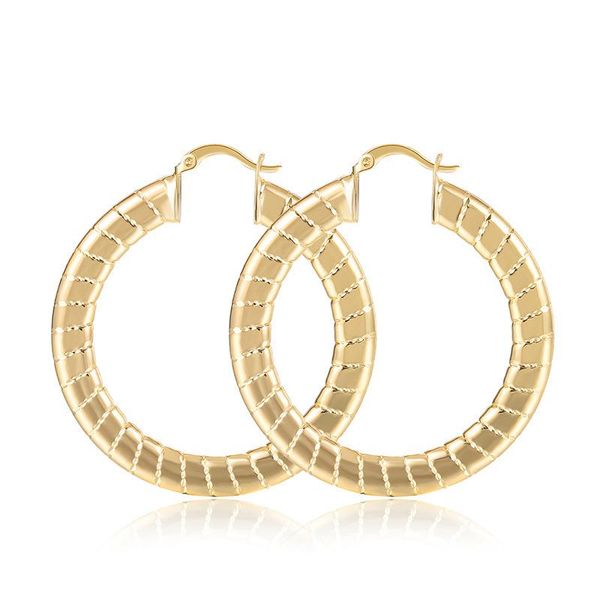 Luxury 50mm Round 6mm Rough Metal Earrings Women Trenday Gold Creole Hoop Earrings Female Jewelry Gift 2021 Dropshipping, Golden;silver
Luxury 50mm Round 6mm Rough Metal Earrings Women Trenday Gold Creole Hoop Earrings Female Jewelry Gift 2021 Dropshipping, Golden;silver