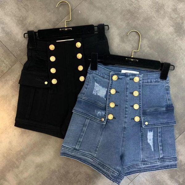 deat 2020 autumn ripped gold buttons high waist dark blue cotton denim shorts women fashion tide mg978
deat 2020 autumn ripped gold buttons high waist dark blue cotton denim shorts women fashion tide mg978
