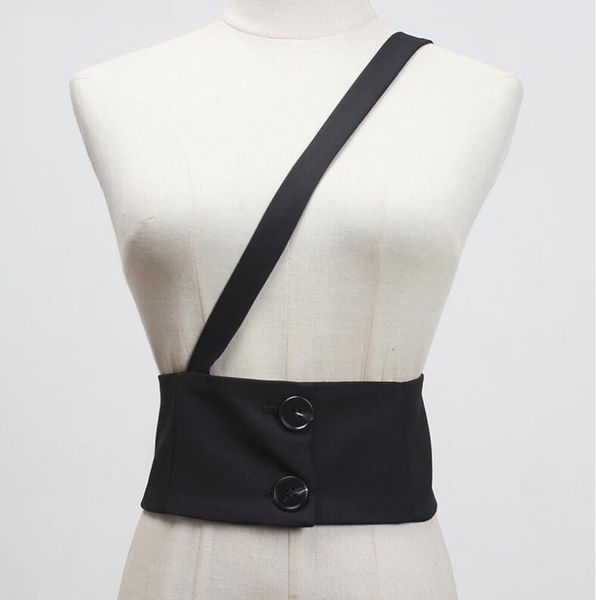 women's runway fashion black fabric elastic cummerbunds female dress corsets waistband belts decoration wide belt r1164, Black;brown
women's runway fashion black fabric elastic cummerbunds female dress corsets waistband belts decoration wide belt r1164, Black;brown