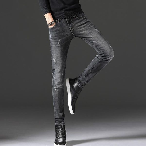 fall 2020 new trend of cultivate one's morality men's jeans feet pants youth casual jeans, Blue
fall 2020 new trend of cultivate one's morality men's jeans feet pants youth casual jeans, Blue