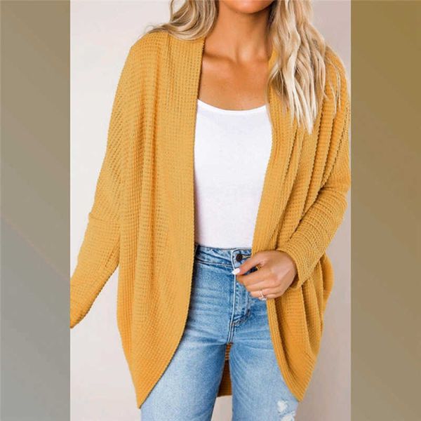 loose street casual fall 2021 new women's jacket pure color knitted long sleeve cardigan, Black;brown
loose street casual fall 2021 new women's jacket pure color knitted long sleeve cardigan, Black;brown