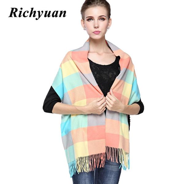 scarves fashion winter scarf cashmere women's designer autumn men wool plaid bandana and wraps, Blue;gray
scarves fashion winter scarf cashmere women's designer autumn men wool plaid bandana and wraps, Blue;gray