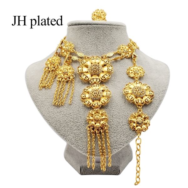jewelry sets new gold necklace earrings dubai african indian bridal flowers jewelry sets necklace set gifts for women collares 201222, Slivery;crystal
jewelry sets new gold necklace earrings dubai african indian bridal flowers jewelry sets necklace set gifts for women collares 201222, Slivery;crystal