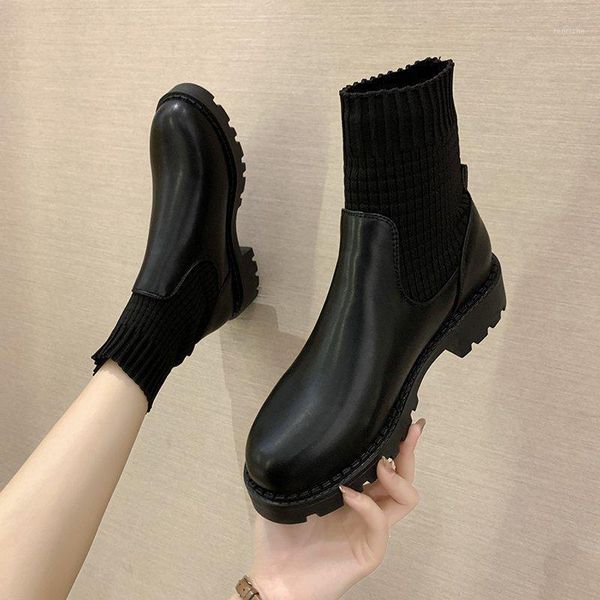boots goohojio 2021 autumn all-match women's thick fashionable square heel ladies round toe ankle sock women1, Black
boots goohojio 2021 autumn all-match women's thick fashionable square heel ladies round toe ankle sock women1, Black