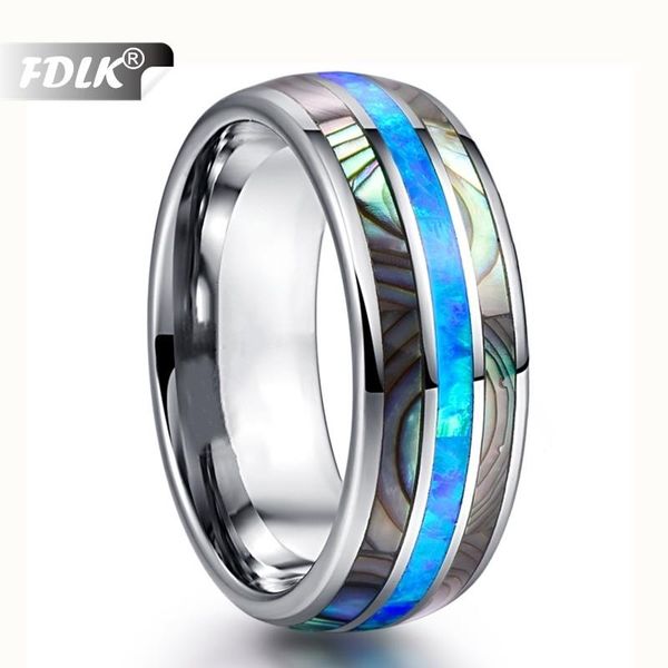 cluster rings fdlk 8mm wide inlaid shells blue opal stainless steel men never fade engagement ring men's jewelry, Golden;silver
cluster rings fdlk 8mm wide inlaid shells blue opal stainless steel men never fade engagement ring men's jewelry, Golden;silver