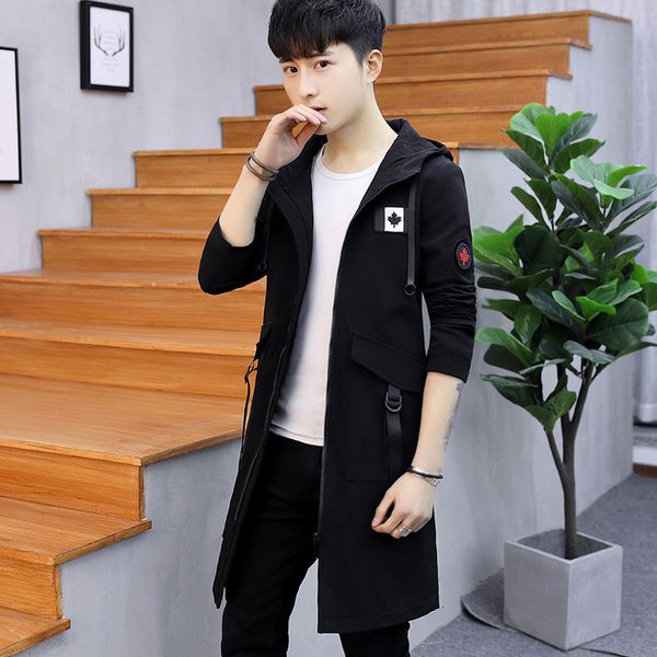 windbreaker mid long autumn and winter 2020 new fashion brand high school students handsome coat men's hooded jacket, Tan;black
windbreaker mid long autumn and winter 2020 new fashion brand high school students handsome coat men's hooded jacket, Tan;black