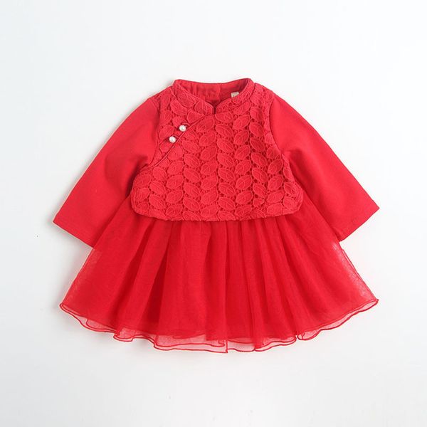 idea girls' fall 2019 new year celebration chine baby drs princs skirt 5007, Red;yellow 
idea girls' fall 2019 new year celebration chine baby drs princs skirt 5007, Red;yellow