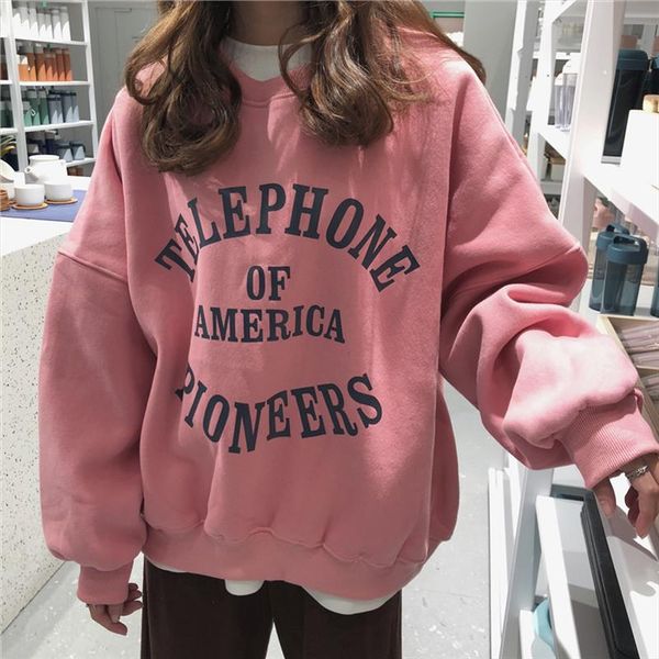 womens sweatshirts harajuku thick ulzzang velvet casual letter print sweatshirt girl vintage kawaii cute jumper for women, Black
womens sweatshirts harajuku thick ulzzang velvet casual letter print sweatshirt girl vintage kawaii cute jumper for women, Black