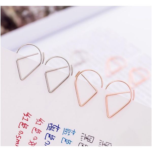 10 pieces/lot portable plastic drop shaped paper clips gold silver color funny kawaii bookmark office school statio jllbgq fight2010
10 pieces/lot portable plastic drop shaped paper clips gold silver color funny kawaii bookmark office school statio jllbgq fight2010