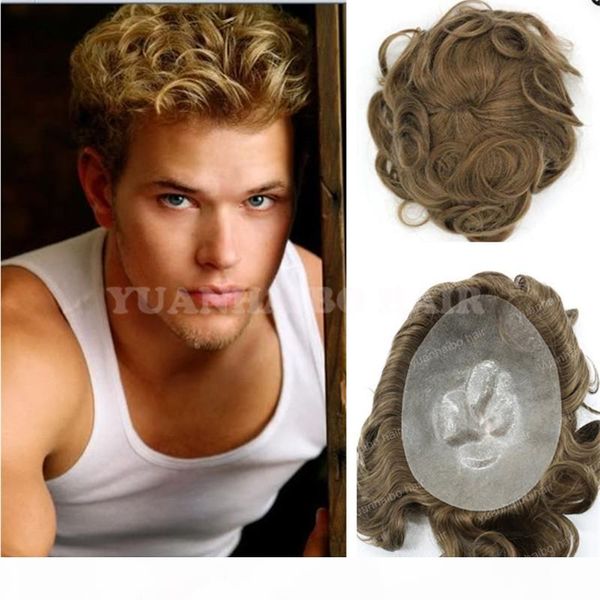 new fashion 6inch brown color virgin brazilian hair loose wave pu base thin skin toupee for men ing, Black
new fashion 6inch brown color virgin brazilian hair loose wave pu base thin skin toupee for men ing, Black
