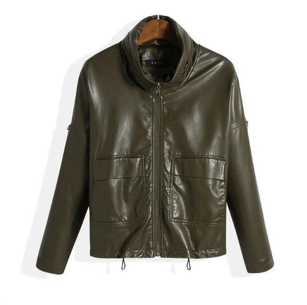 very good quality leather coat women motorcycle leather jacket women fashion casual jackets and zipper coat plus size, Black
very good quality leather coat women motorcycle leather jacket women fashion casual jackets and zipper coat plus size, Black