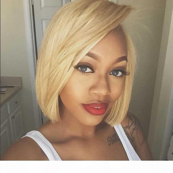 honey blonde short bob lace front human hair wig soku brazilian straight 4x4 lace closure wig for black women preplucked bob, Black;brown
honey blonde short bob lace front human hair wig soku brazilian straight 4x4 lace closure wig for black women preplucked bob, Black;brown