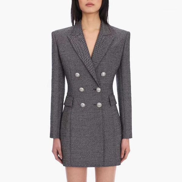 women's suits & blazers office lady gray long blazer women fashion temperament double breasted button buckle slim suit jacket dress hig, White;black
women's suits & blazers office lady gray long blazer women fashion temperament double breasted button buckle slim suit jacket dress hig, White;black