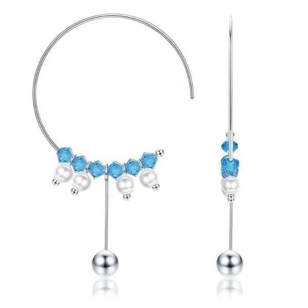 hoop & huggie lekani 2021 crystals from big earrings for women genuine s925 sterling silver beads fine jewelry wedding gifts, Golden;silver
hoop & huggie lekani 2021 crystals from big earrings for women genuine s925 sterling silver beads fine jewelry wedding gifts, Golden;silver