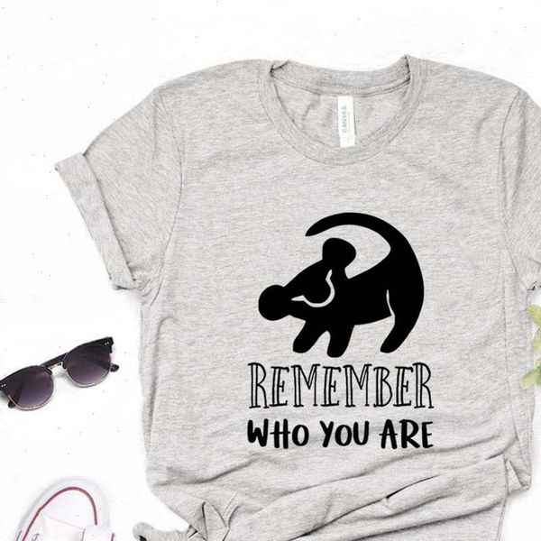 remember who you are lion print women tshirt cotton funny t shirt gift for lady yong girl street tee 6 colors, White
remember who you are lion print women tshirt cotton funny t shirt gift for lady yong girl street tee 6 colors, White