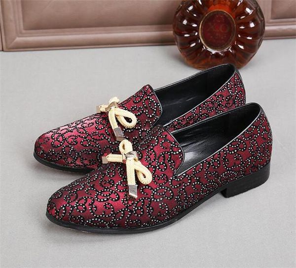 rhinstones bowtie leather men shoes business casual men pointed toe shoes printed toe slip-on fashion dress, Black
rhinstones bowtie leather men shoes business casual men pointed toe shoes printed toe slip-on fashion dress, Black