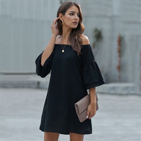 2021 new nova slida gola uma pea de trs quartos manga fora do ombro solto joelho comprimento vestido feminino 7iic, Black;gray
2021 new nova slida gola uma pea de trs quartos manga fora do ombro solto joelho comprimento vestido feminino 7iic, Black;gray