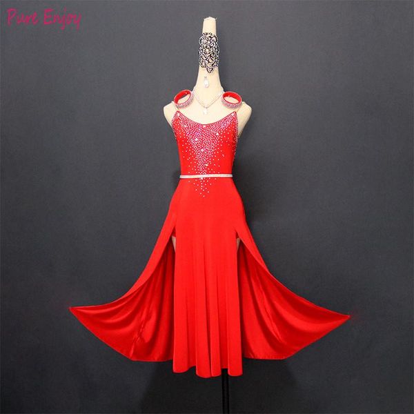 stage wear latin dance competition dress customize children costumes luxury rhinestone red skirt, Black;red
stage wear latin dance competition dress customize children costumes luxury rhinestone red skirt, Black;red