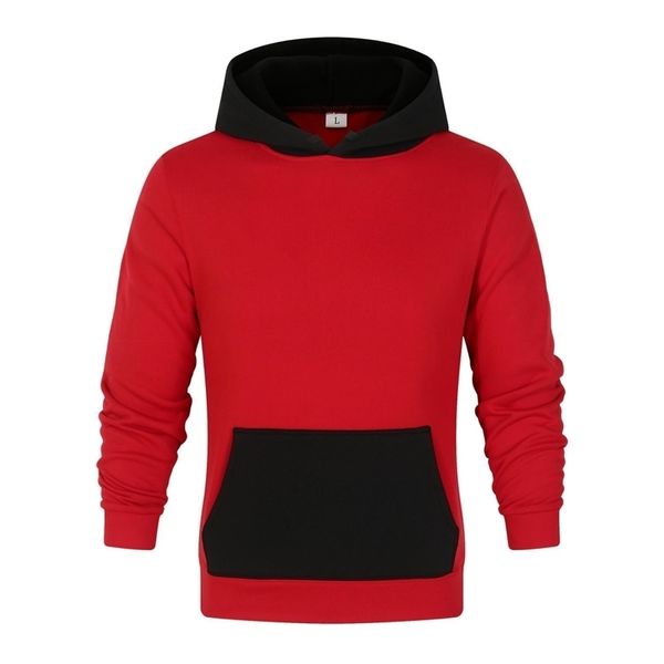 casual men hoodies patchwork jacket long sleeve sweatshirt male sportwear solid color red black moletom hoodie mens clothes 201020
casual men hoodies patchwork jacket long sleeve sweatshirt male sportwear solid color red black moletom hoodie mens clothes 201020