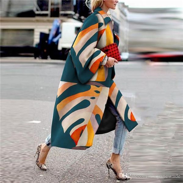 explosion style women's classic fashion splicing jacket large size women's printed long trench coat high-quality designer women, Tan;black
explosion style women's classic fashion splicing jacket large size women's printed long trench coat high-quality designer women, Tan;black